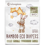 Cucchiaio di legno Woopies Baby ECO Pannolini piccoli 6-10 kg 32 pezzi 1×32 pezzi, Pannolini ECO