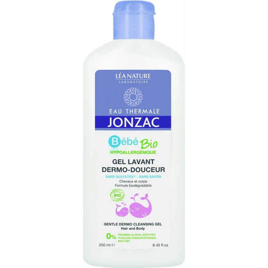 JONZAC Bébé Gel dermo-limpiador para cabello y cuerpo 1×250 ml