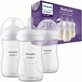 Philips AVENT Natural Response Bottle 260 ml, 1m+ 3 pcs 1&#215;3 pcs 1&#215;3 pcs, verre