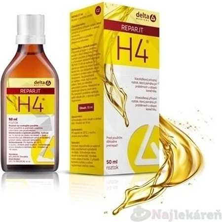 H4 Repar.it solution naturelle pour hémorroïdes 50ml 1×50 ml, solution