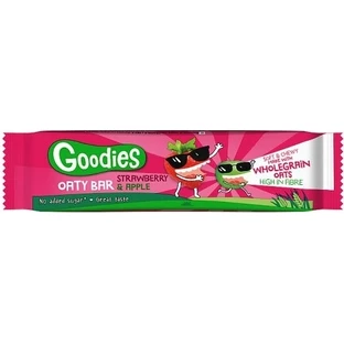 Goodies Aardbeien en appel havermout 1×23 g, havermoutreep