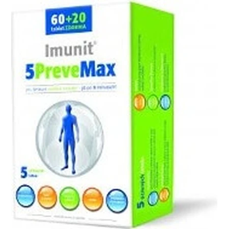 Imunit 5PreveMax 1×80 tbl, (con nucleótidos y betaglucano)