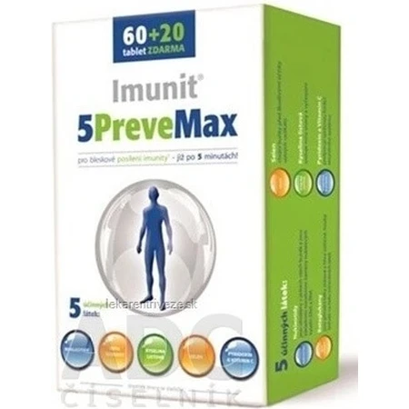 Imunit 5PreveMax 1×80 tbl, (con nucleótidos y betaglucano)