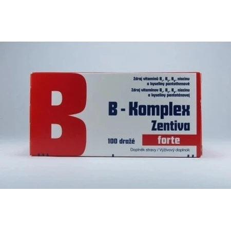 B-Komplex Zentiva forte 100 tbl 1×100 tbl, vitamina B