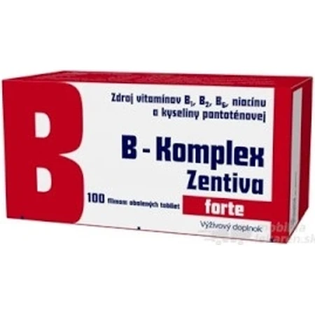 B-Komplex Zentiva forte 100 tbl 1×100 tbl, vitamina B