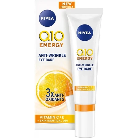 NIVEA Q10 Energising Anti-Wrinkle Eye Cream 1×15 ml, crème