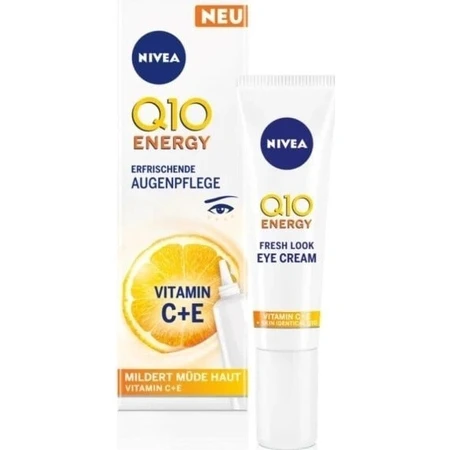NIVEA Q10 Energising Anti-Wrinkle Eye Cream 1×15 ml, crème