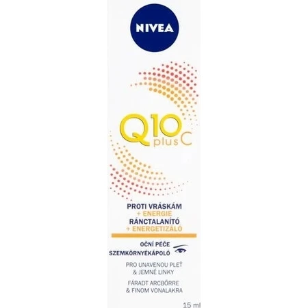 NIVEA Q10 Energising Anti-Wrinkle Eye Cream 1×15 ml, crème