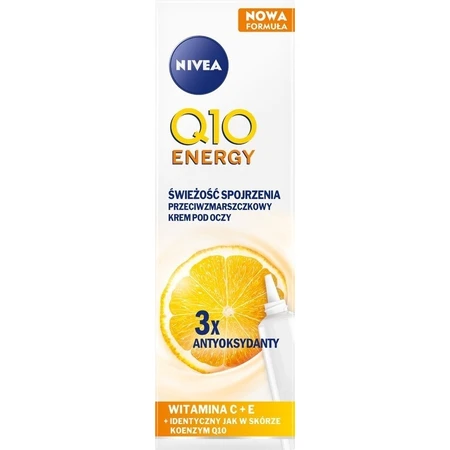 NIVEA Q10 Energising Anti-Wrinkle Eye Cream 1×15 ml, crème