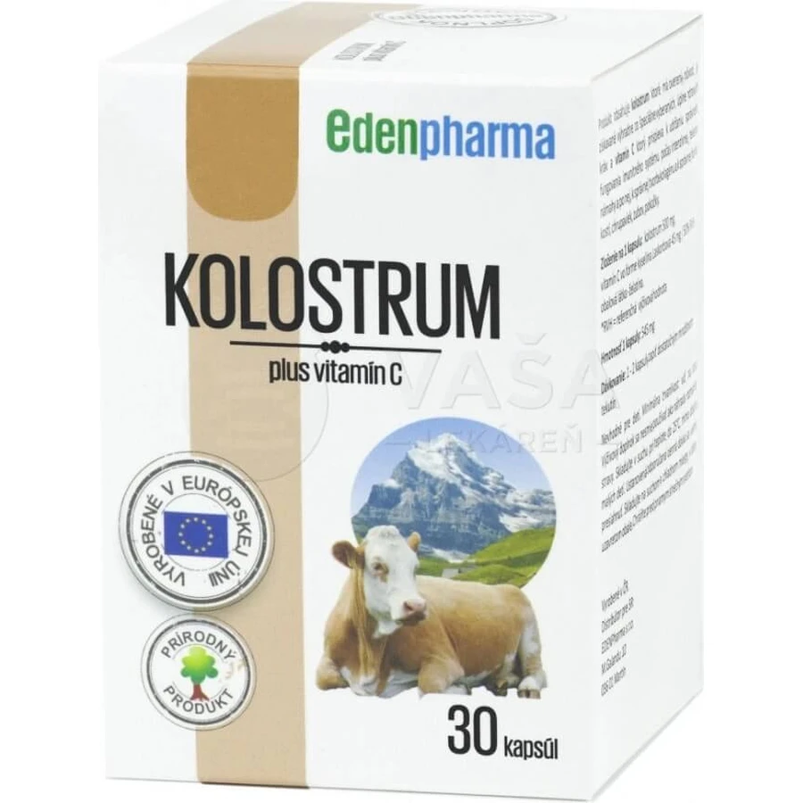 EDENPharma KOLOSTRUM 1×30 cps, voedingssupplement