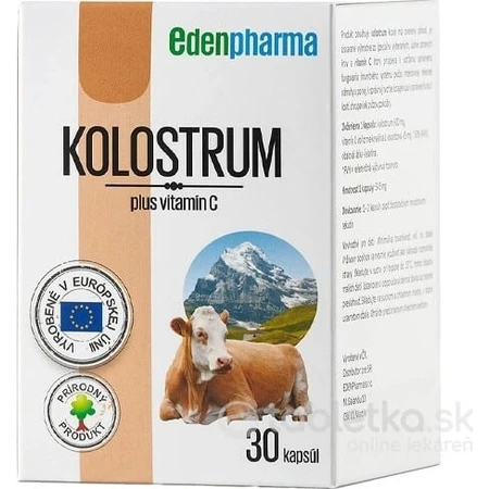 EDENPharma KOLOSTRUM 1×30 cps, voedingssupplement