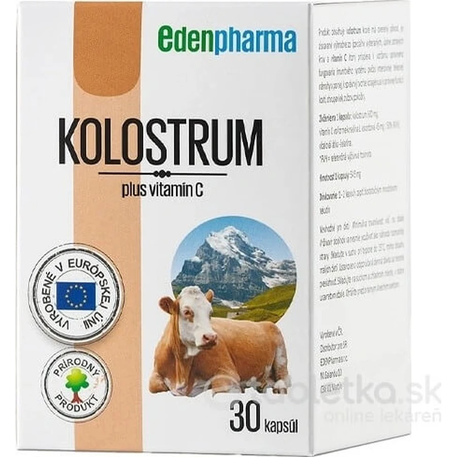 EDENPharma KOLOSTRUM 1×30 cps, voedingssupplement