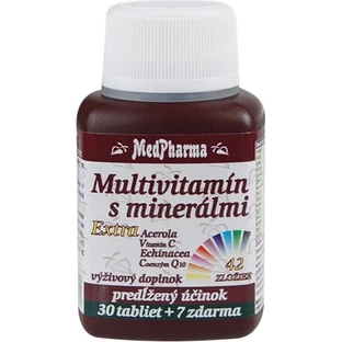 MedPharma MULTIVITAMIN MIT EXTRA EXTRA MINERALIEN 42 ZUTATEN 1 × 30 + 7 tbl gratis (37 Stück)