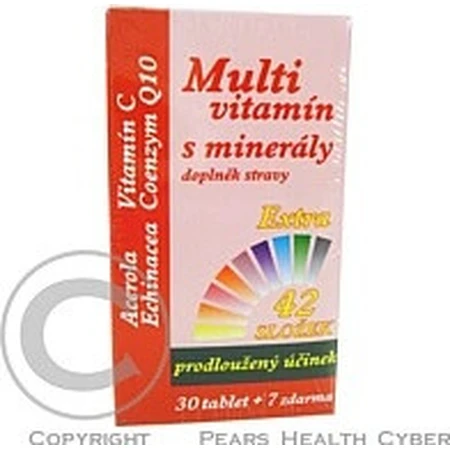 MedPharma MULTIVITAMIN MIT EXTRA EXTRA MINERALIEN 42 ZUTATEN 1 × 30 + 7 tbl gratis (37 Stück)
