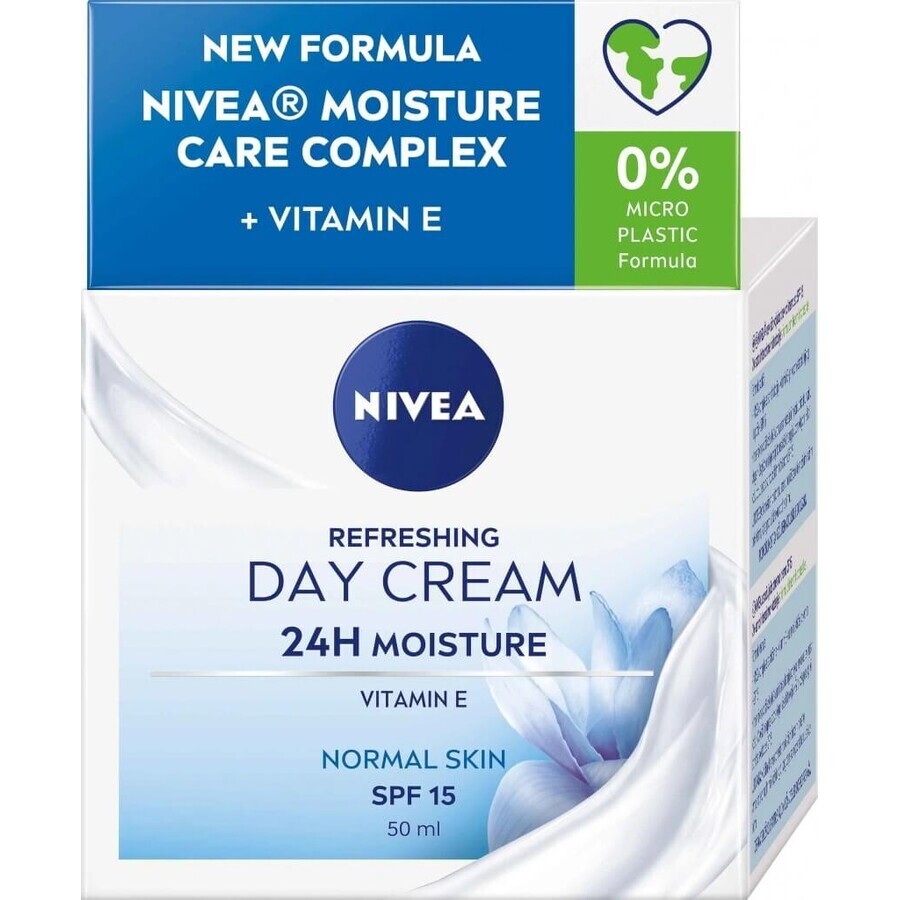 Nivea Crema de Día Suavizante N/Z DE 15 1×50 ml, crema de día