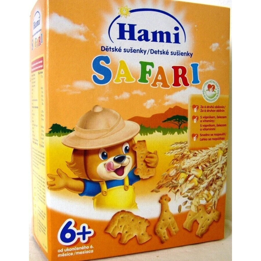 Comprar Galletas Hami Safari 1×180 g, a partir de 6 meses Galletas Hami Safari 1×180 g, a partir de 6 meses