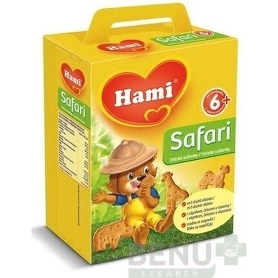 Galletas Hami Safari 1×180 g, a partir de 6 meses Galletas Hami Safari 1×180 g, a partir de 6 meses