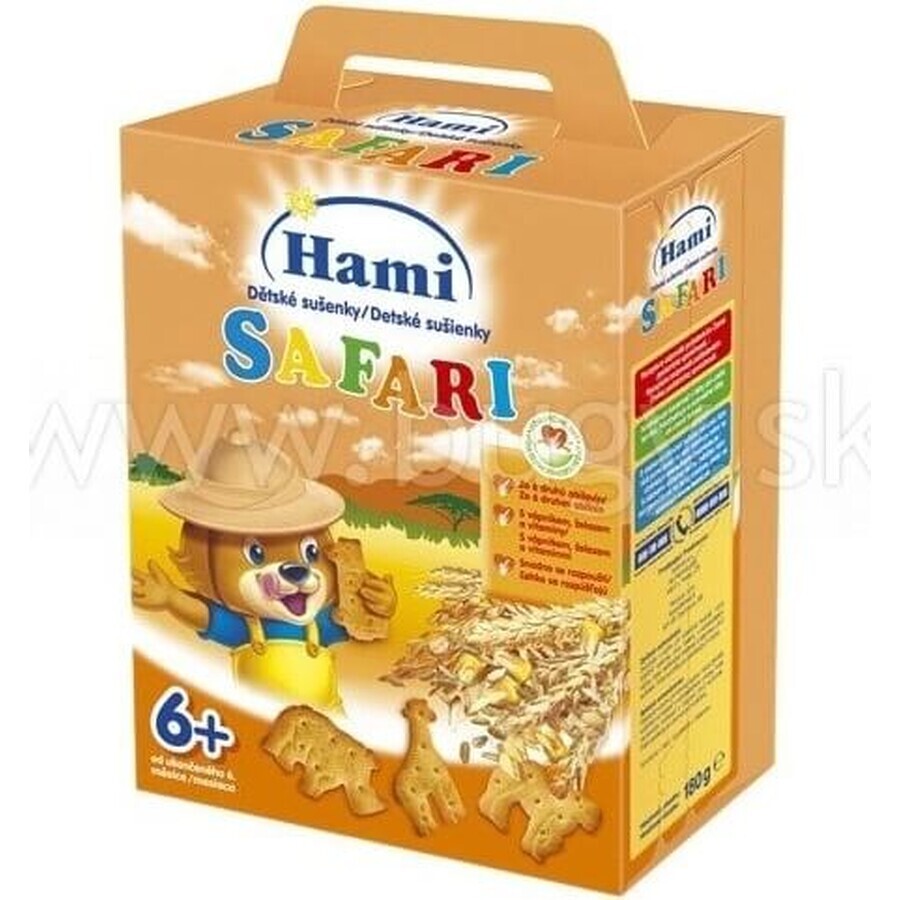 Galletas Hami Safari 1×180 g, a partir de 6 meses Galletas Hami Safari 1×180 g, a partir de 6 meses