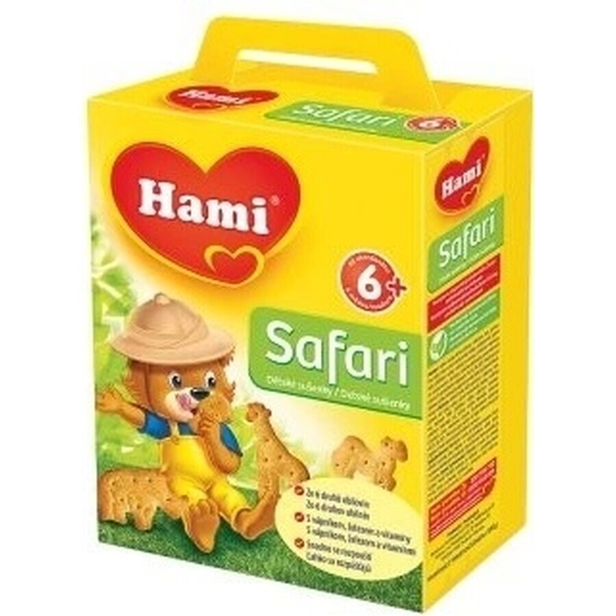 Galletas Hami Safari 1×180 g, a partir de 6 meses Galletas Hami Safari 1×180 g, a partir de 6 meses