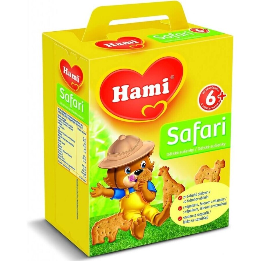 Hami Safari biscuits 1×180 g, from 6 months