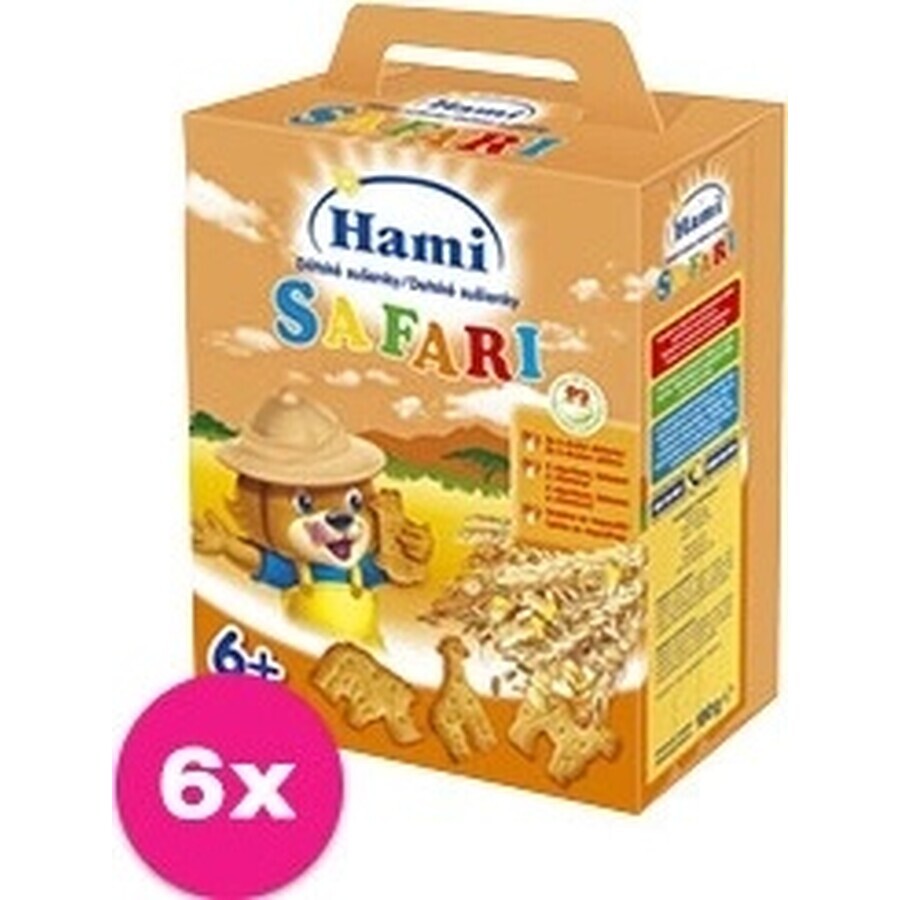 Galletas Hami Safari 1×180 g, a partir de 6 meses Galletas Hami Safari 1×180 g, a partir de 6 meses