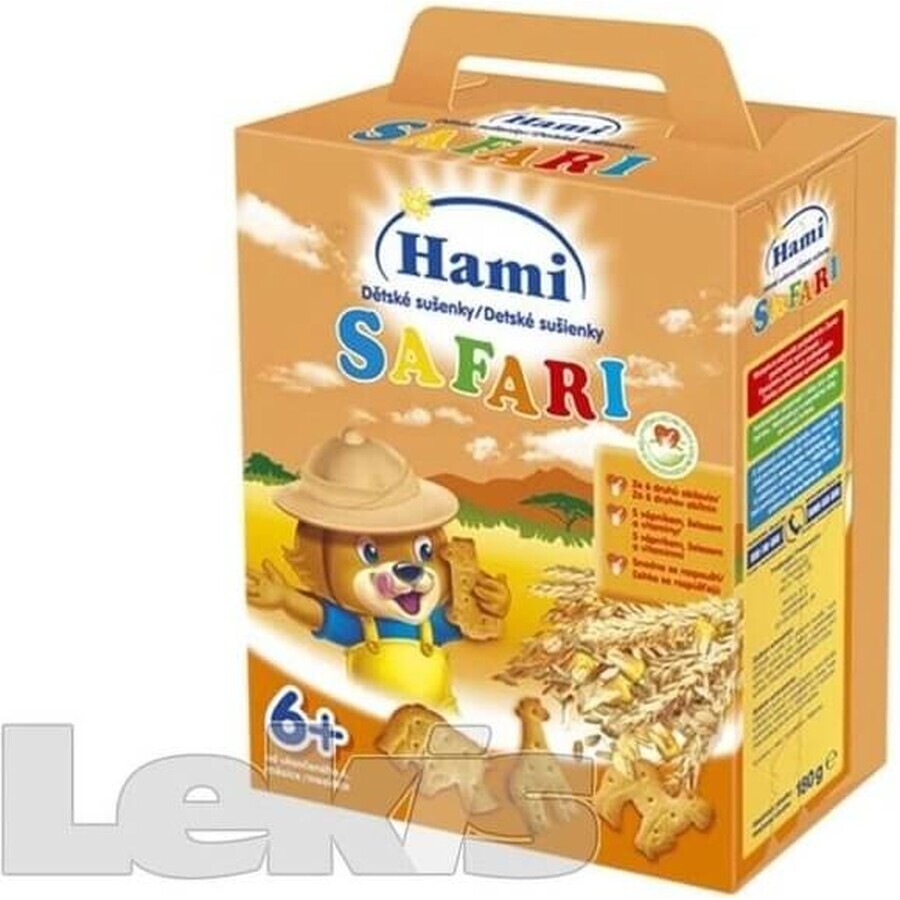 Galletas Hami Safari 1×180 g, a partir de 6 meses Galletas Hami Safari 1×180 g, a partir de 6 meses