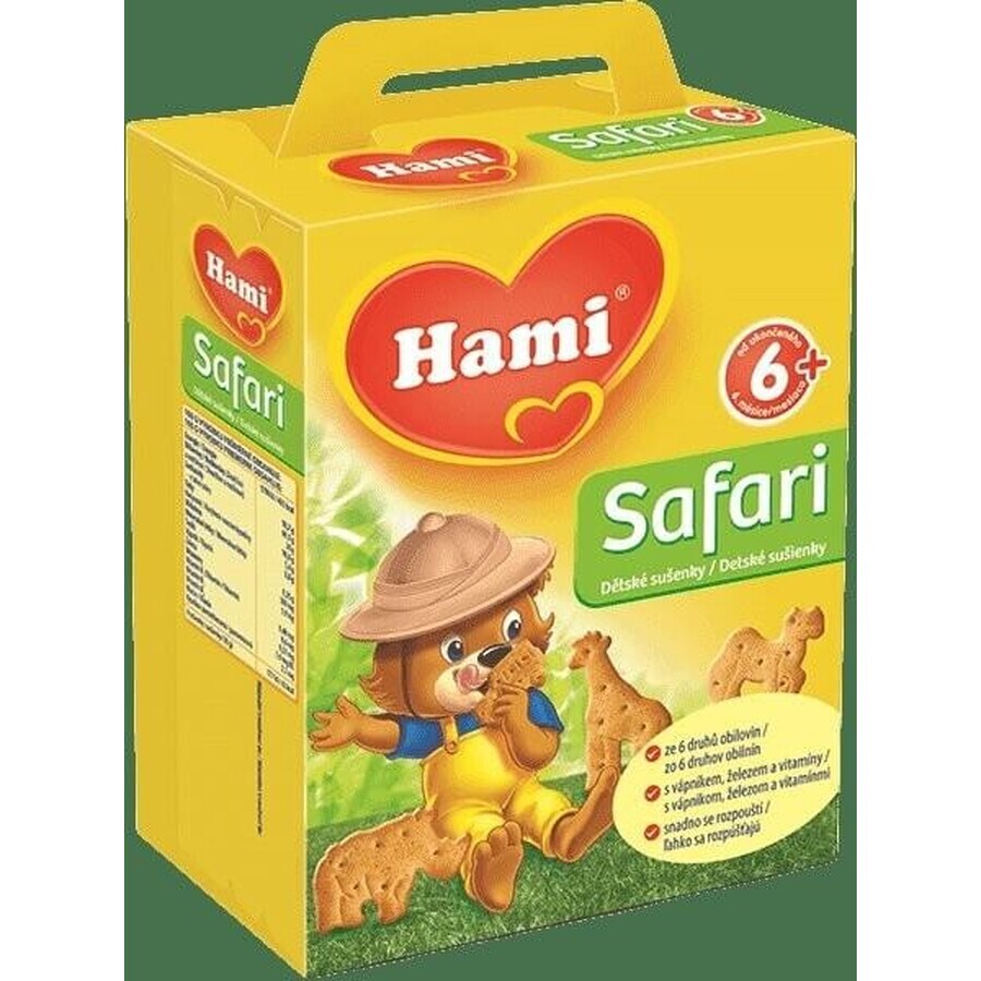 Galletas Hami Safari 1×180 g, a partir de 6 meses Galletas Hami Safari 1×180 g, a partir de 6 meses