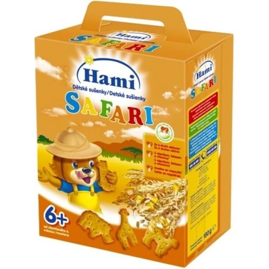 Hami Safari biscuits 1×180 g, from 6 months