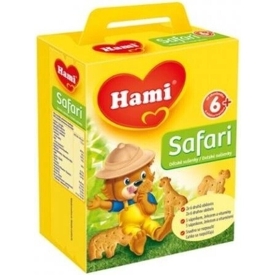 Galletas Hami Safari 1×180 g, a partir de 6 meses Galletas Hami Safari 1×180 g, a partir de 6 meses