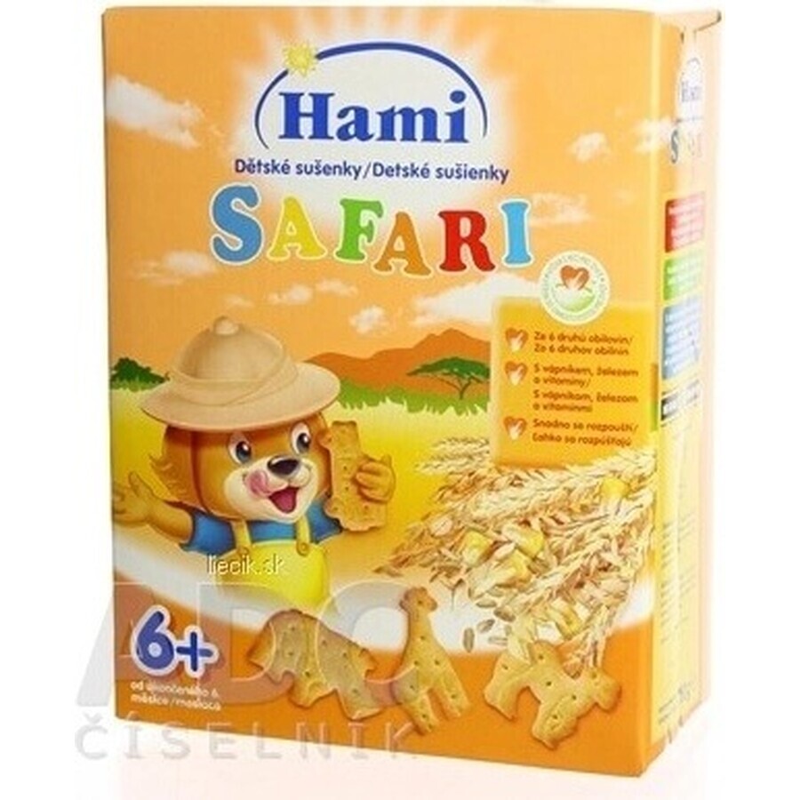 Galletas Hami Safari 1×180 g, a partir de 6 meses Galletas Hami Safari 1×180 g, a partir de 6 meses
