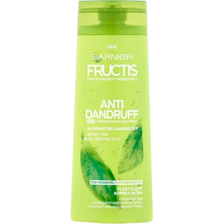 Garnier Fructis Antidandruff Cleansing Shampoo für alle Haartypen mit Schuppen 1×250 ml, Shampoo