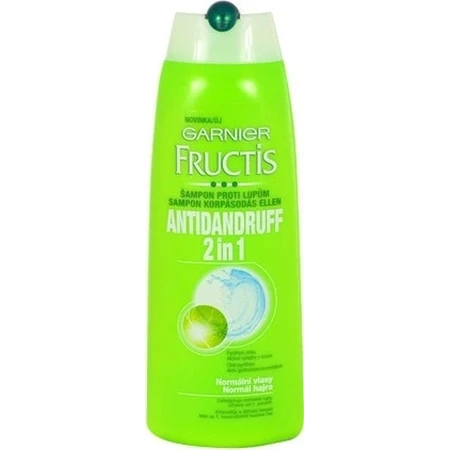 Garnier Fructis Antidandruff Cleansing Shampoo für alle Haartypen mit Schuppen 1×250 ml, Shampoo