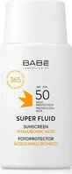 BABÉ SUPER FLUIDO OIL FREE SPF50 1x50ml, fluido matificante con SPF