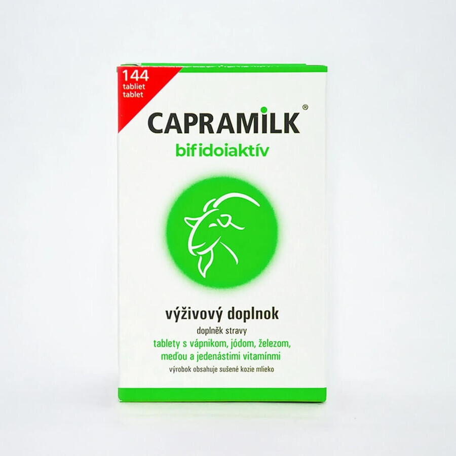 CAPRAMILK® bifidoactive 1×144 pcs, complément alimentaire