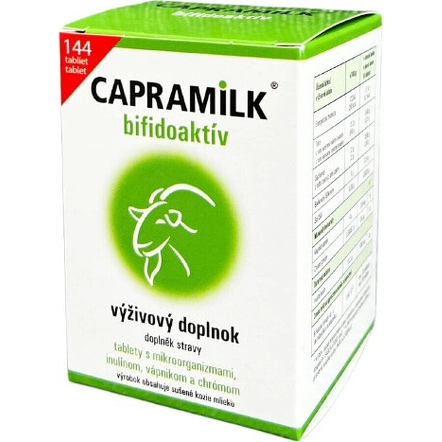 CAPRAMILK® bifidoactive 1×144 pcs, complément alimentaire
