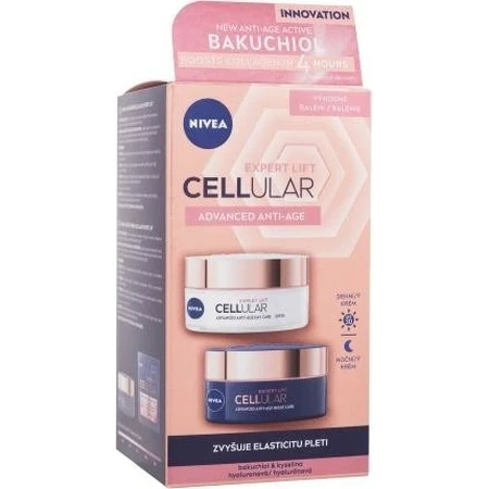 Nivea Day + Night Cream Cellular Expert Lift 2x50ml 1×2x50ml 1×2x50ml, crème pour la peau