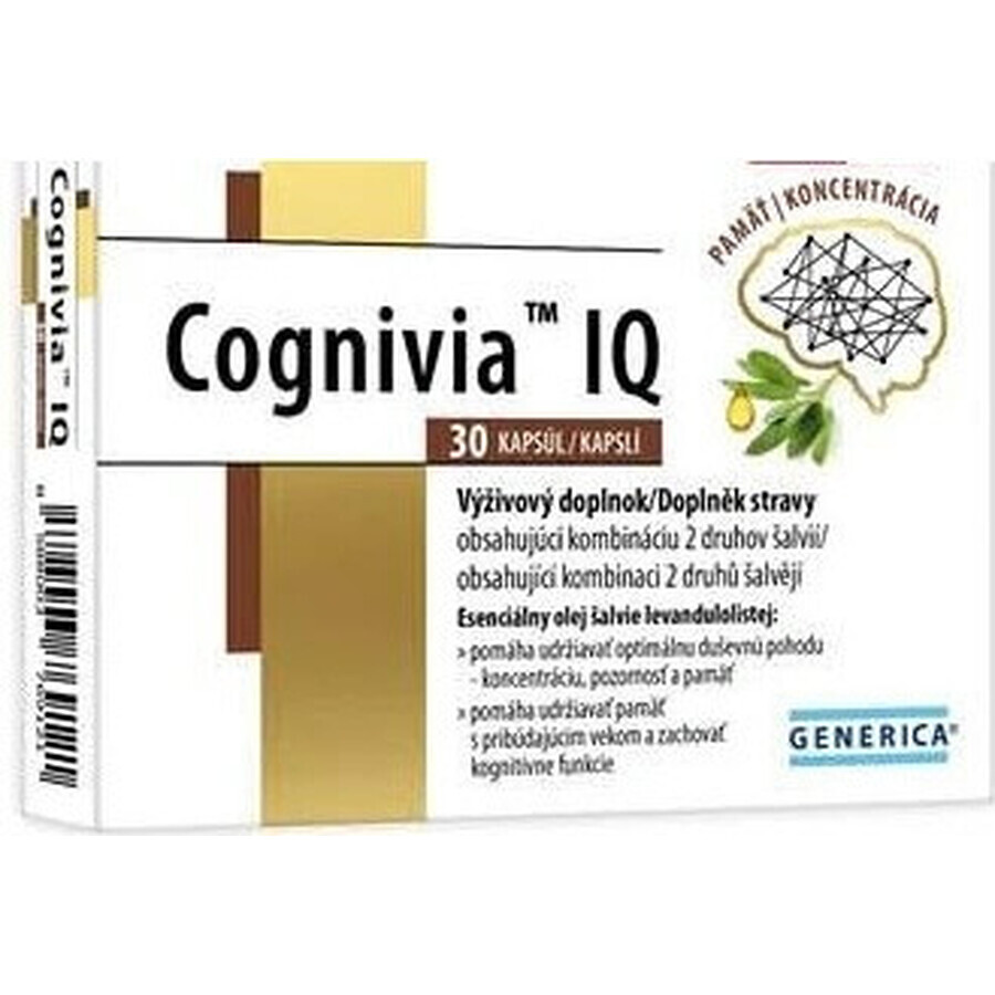 GENERICA Cognivia IQ 1×30 cps, voedingssupplement