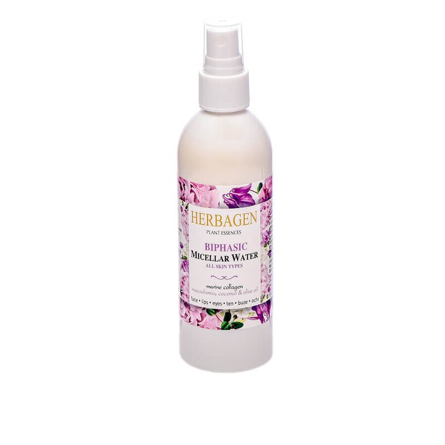 Comprar Agua micelar bifásica de colágeno marino, 150 ml, Herbagen Agua micelar bifásica de colágeno marino, 150 ml, Herbagen