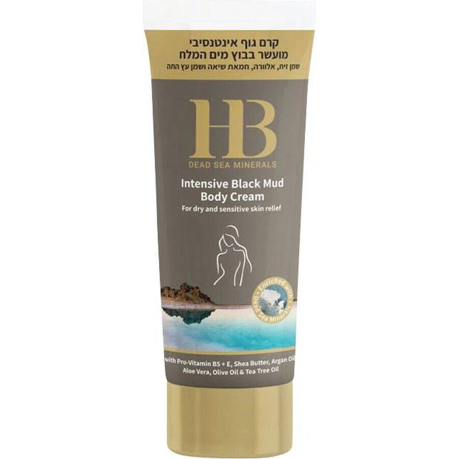 HB Intensive body cream with black mud 1×200 ml, body cream