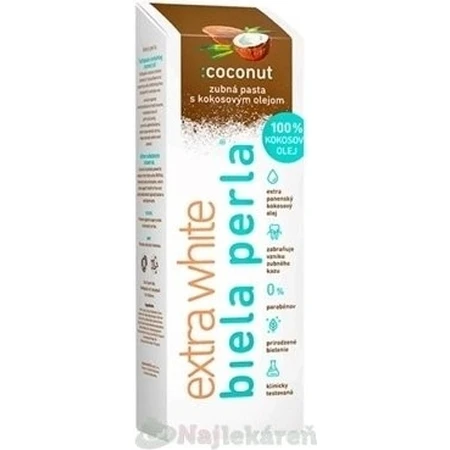 White pearl - coconut, toothpaste 1×75 ml, toothpaste