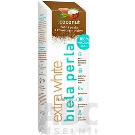White pearl - coconut, toothpaste 1×75 ml, toothpaste
