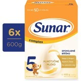 Sunar Complex 5 6×600 g, milk for infants from 36 months