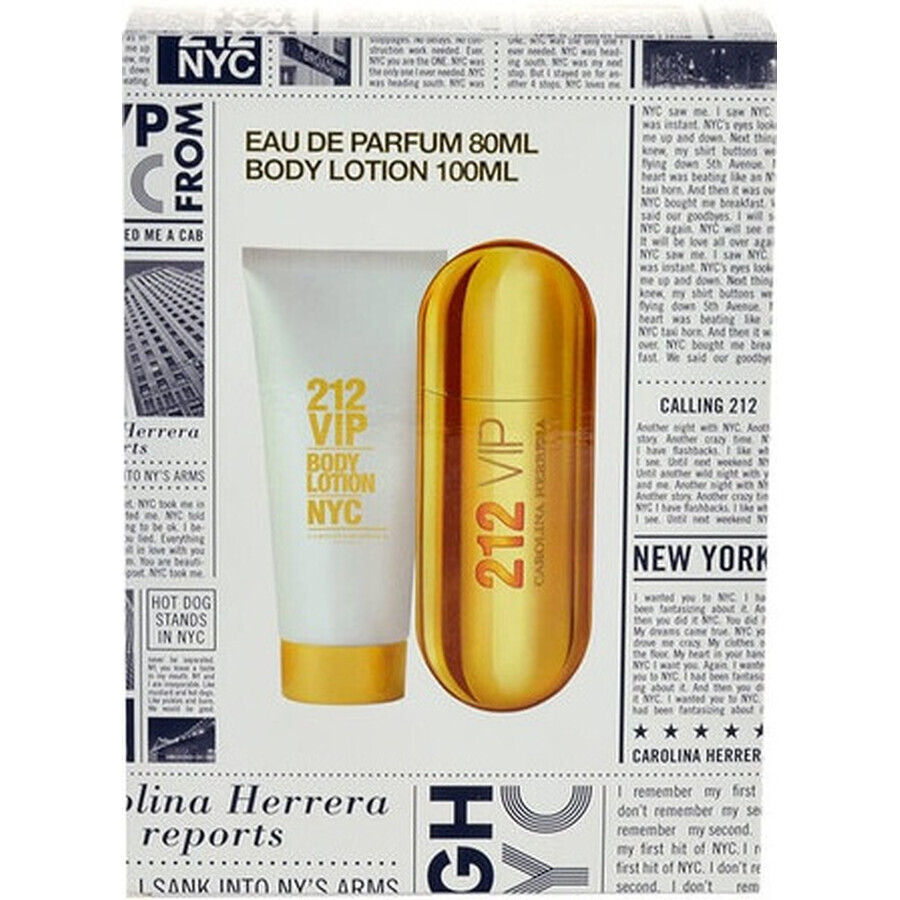 Carolina Herrera 212 Vip Edp 80ml 1×80 ml 1×80 ml, eau de parfum