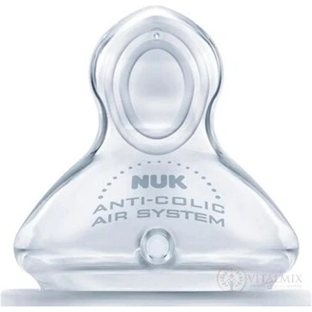 NUK Vaso biberón FC+, V1 silicona, anticólico 1×1 piezas, chupete