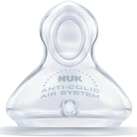 NUK Vaso biberón FC+, V1 silicona, anticólico 1×1 piezas, chupete
