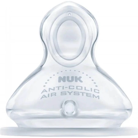 NUK Vaso biberón FC+, V1 silicona, anticólico 1×1 piezas, chupete