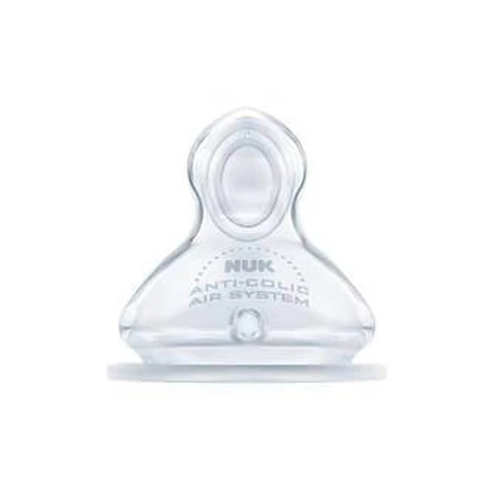 NUK Vaso biberón FC+, V1 silicona, anticólico 1×1 piezas, chupete