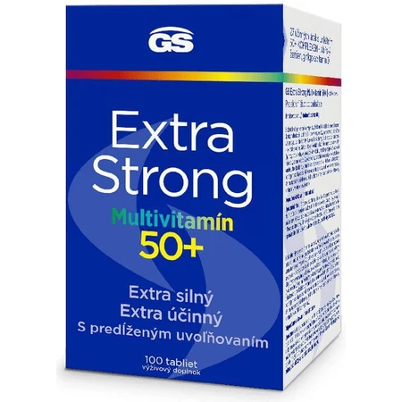 GS Extra Strong Multivitamin 50+, 100 tbl 1×100 tbl, suplemento nutricional