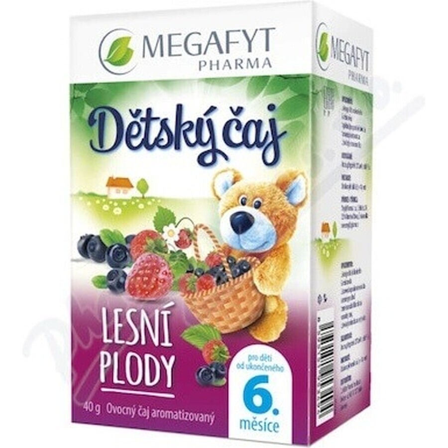 MEGAFYT FOREST BERRY Kindertee 20×2 g (40 g), Früchtetee