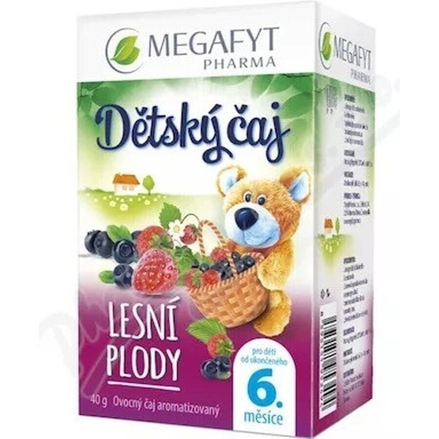 MEGAFYT FOREST BERRY Kindertee 20×2 g (40 g), Früchtetee